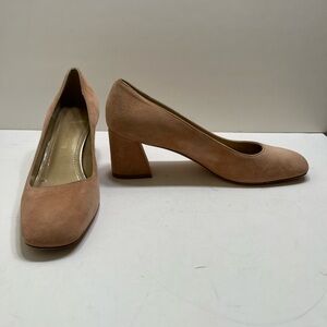 Stuart Weitzman Pink Suede Heels 9 Great Coquette Demure Y2K Cottagecore Femme